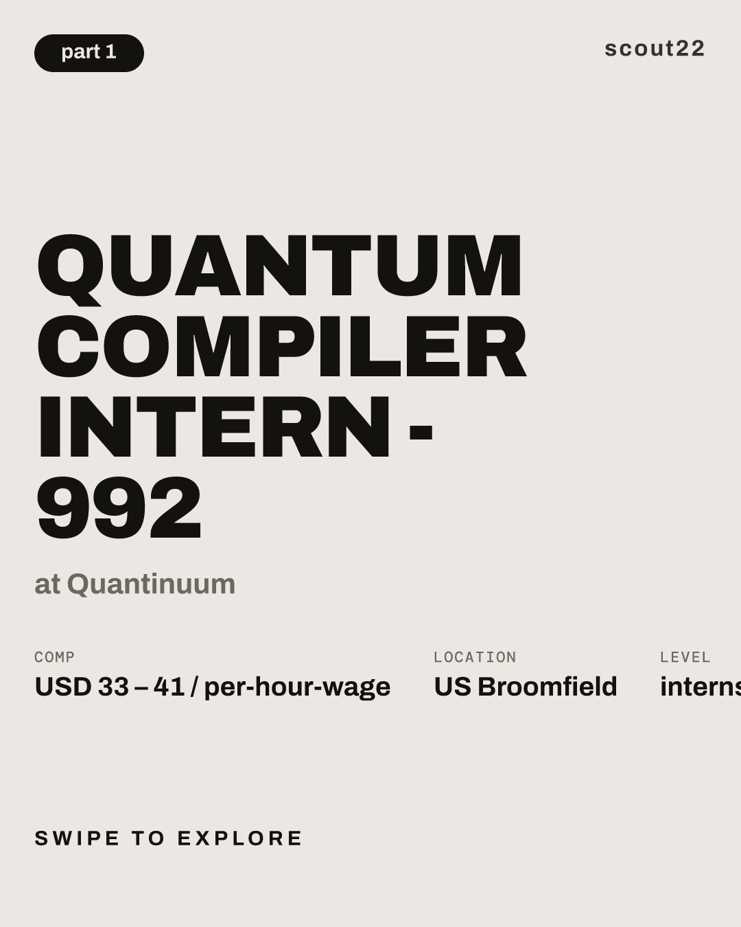 Quantum Compiler Intern - 992 at Quantinuum