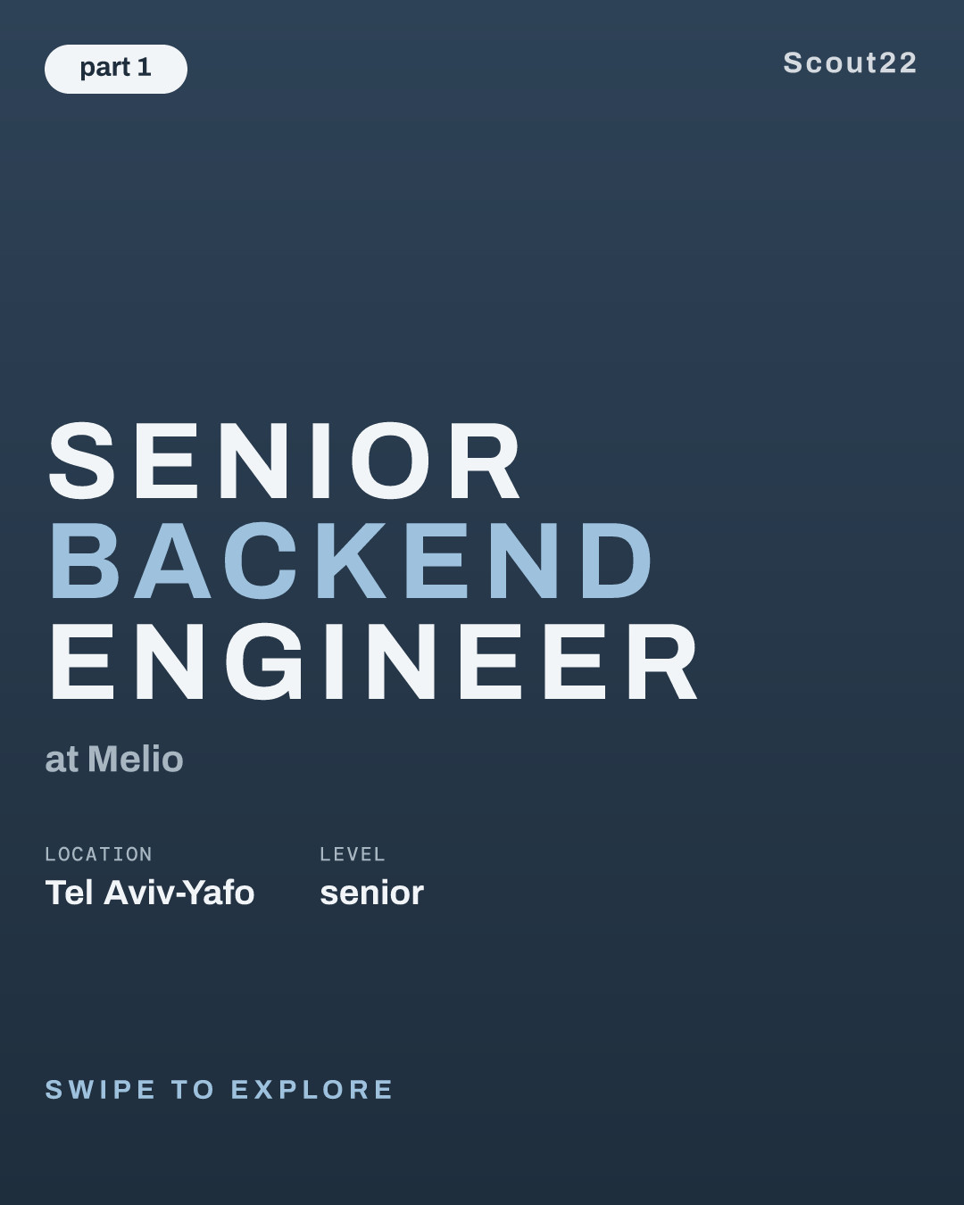 Senior Backend Engineer at Melio