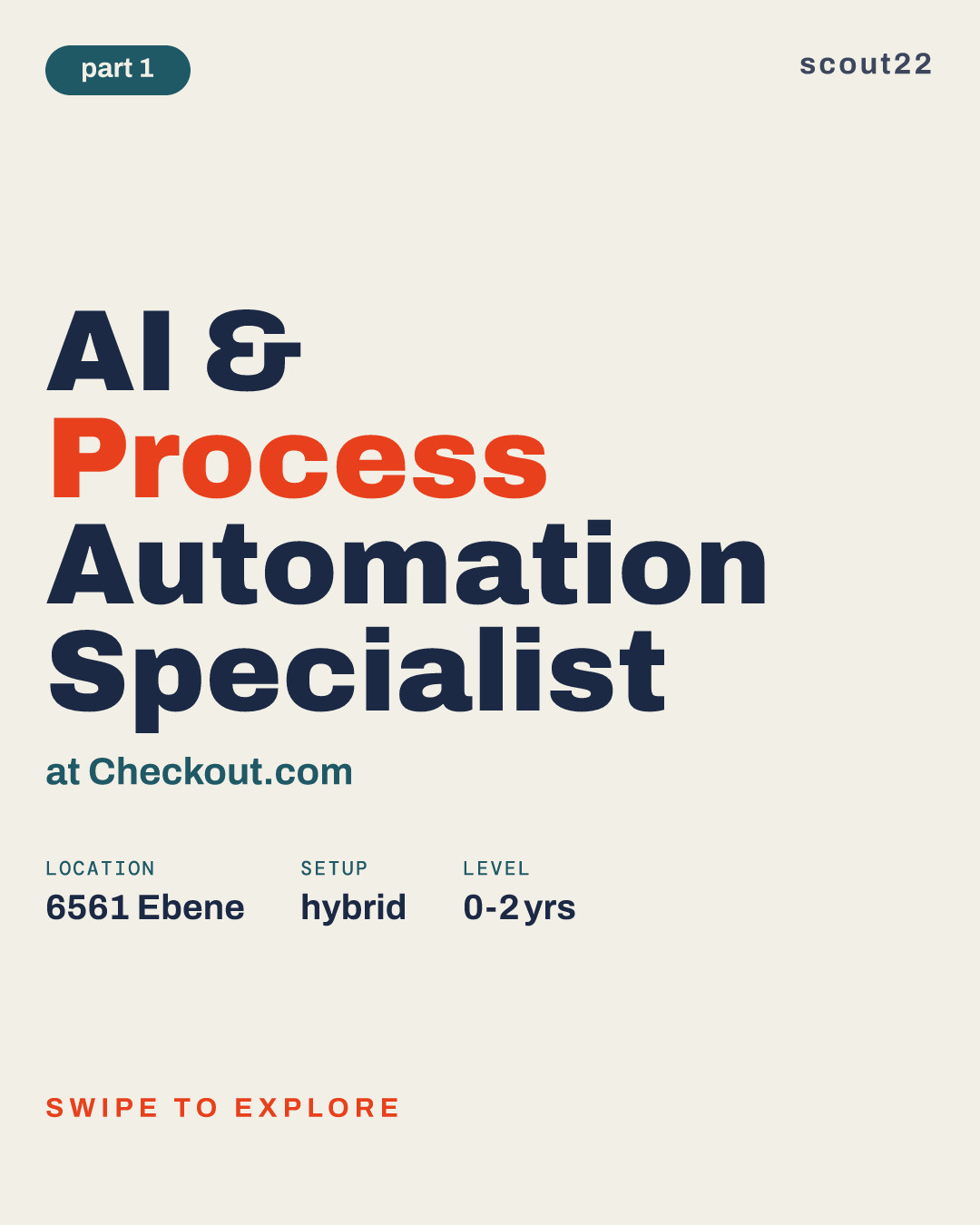 AI & Process Automation Specialist at Checkout.com