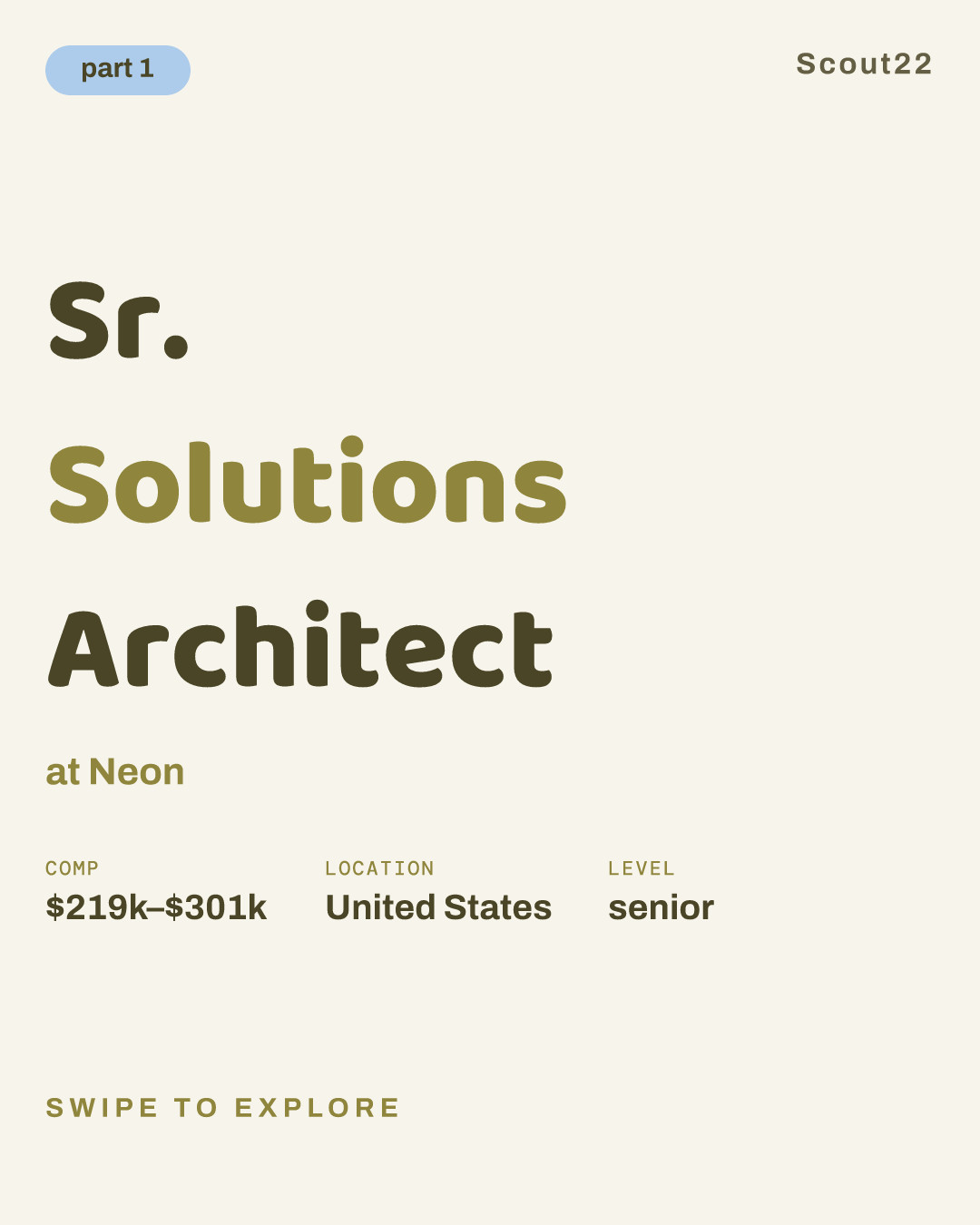 Sr. Solutions Architect at Neon