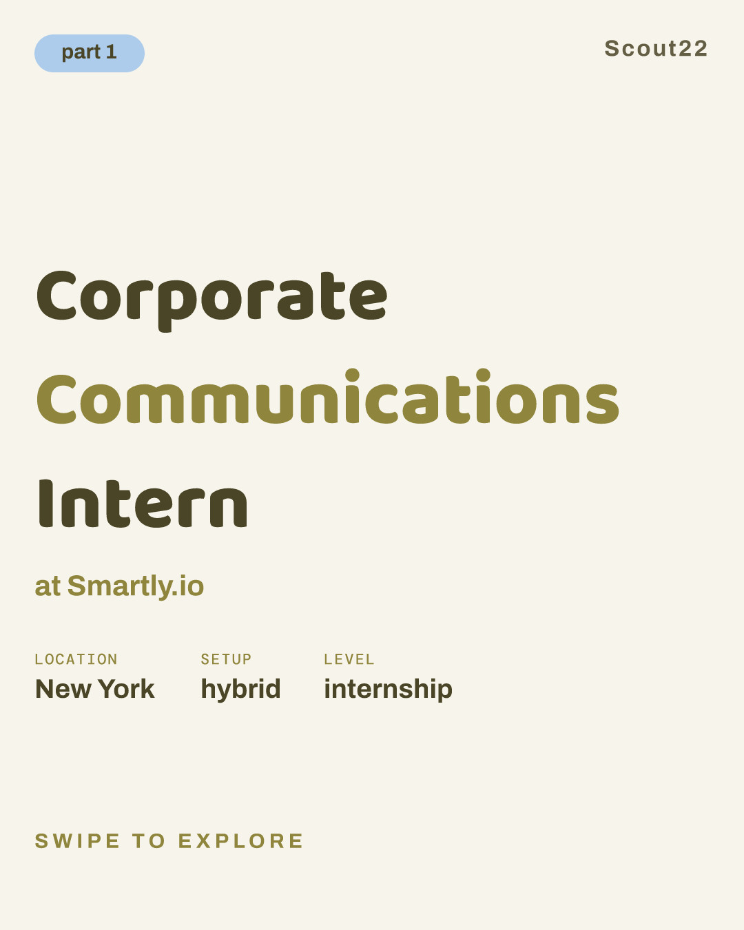 Corporate Communications Intern at Smartly.io