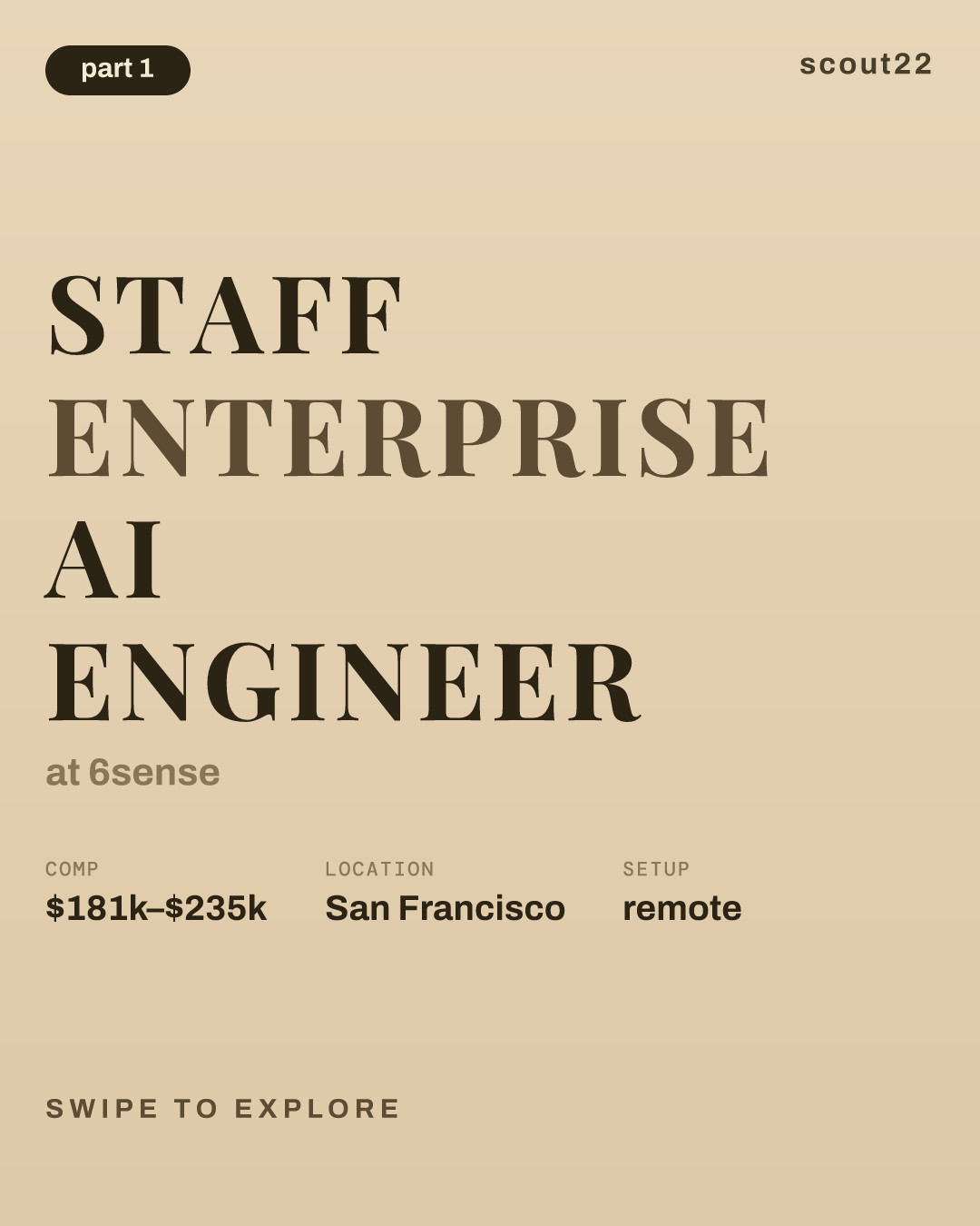 Staff Enterprise AI Engineer at 6sense