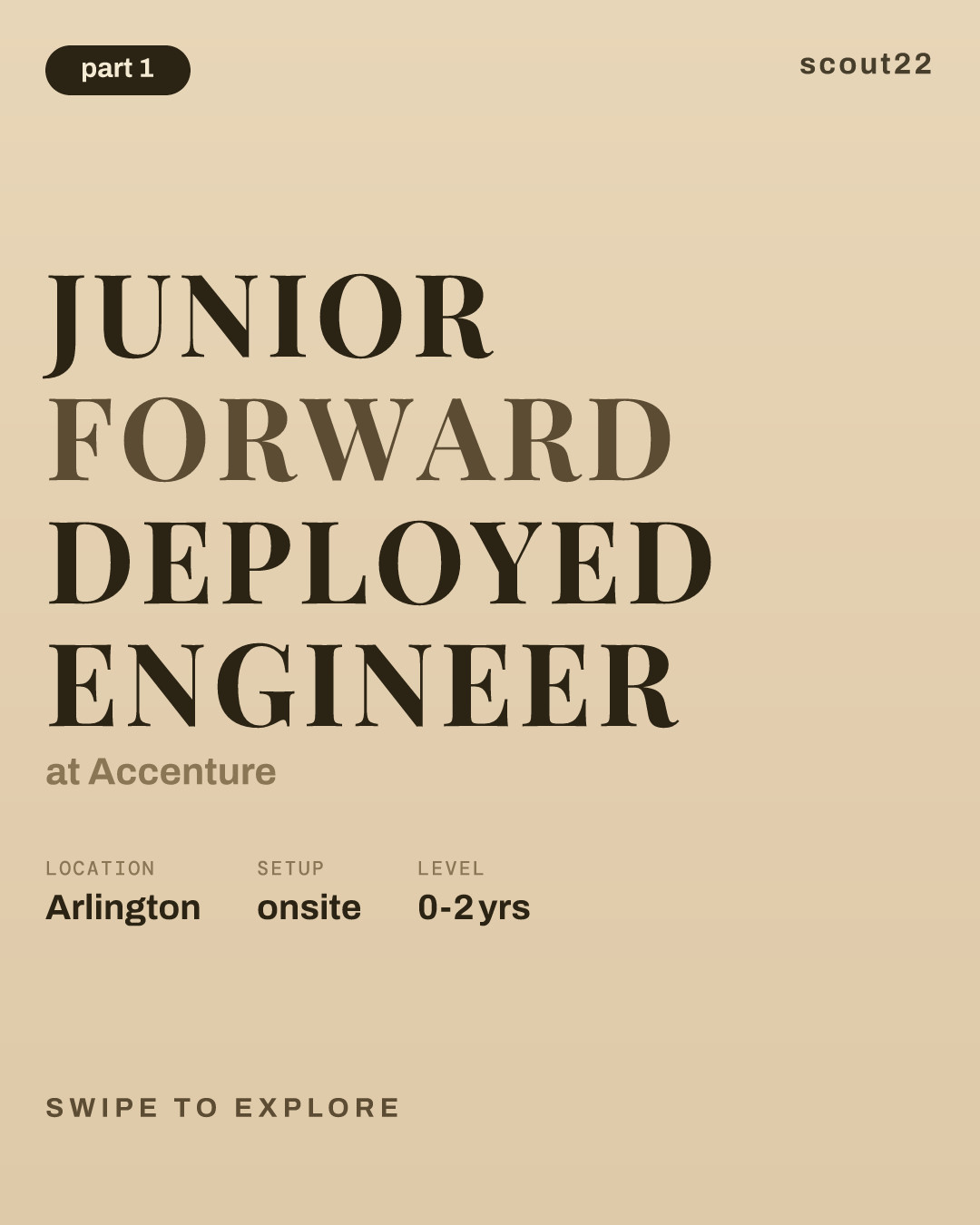 Junior Forward Deployed Engineer at Accenture