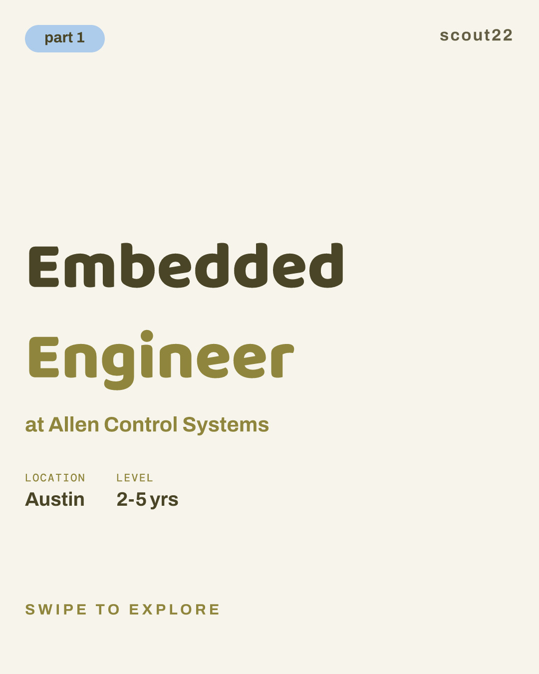 Embedded Engineer at Allen Control Systems