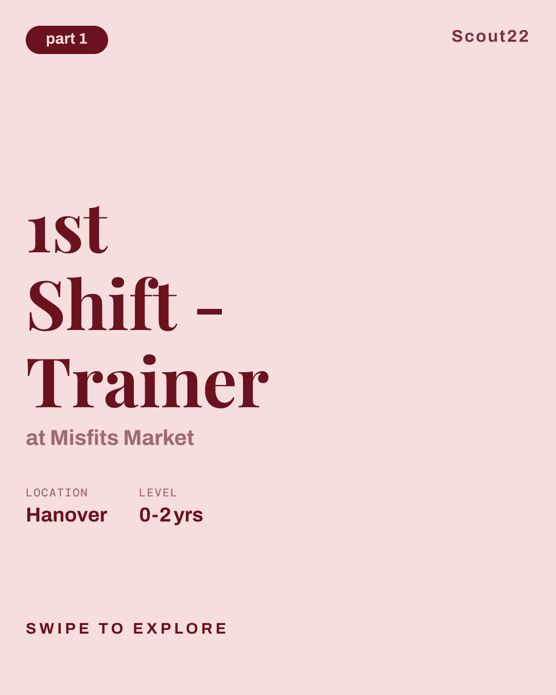 1st Shift - Trainer at Misfits Market