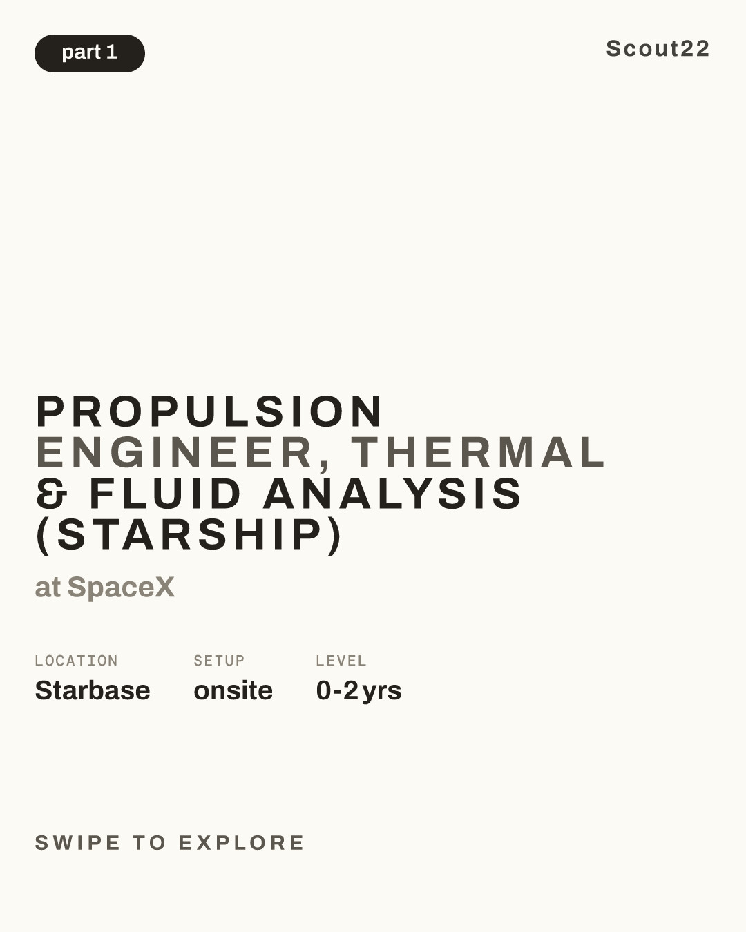 Propulsion Engineer, Thermal & Fluid Analysis (Starship) at SpaceX