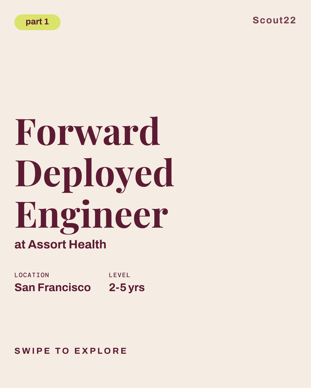 Forward Deployed Engineer at Assort Health