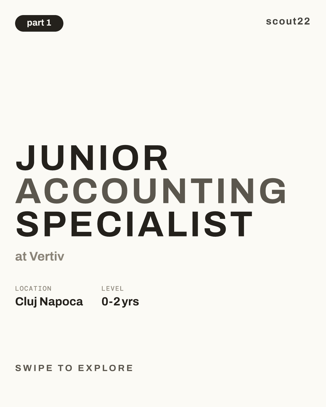 Junior Accounting Specialist at Vertiv