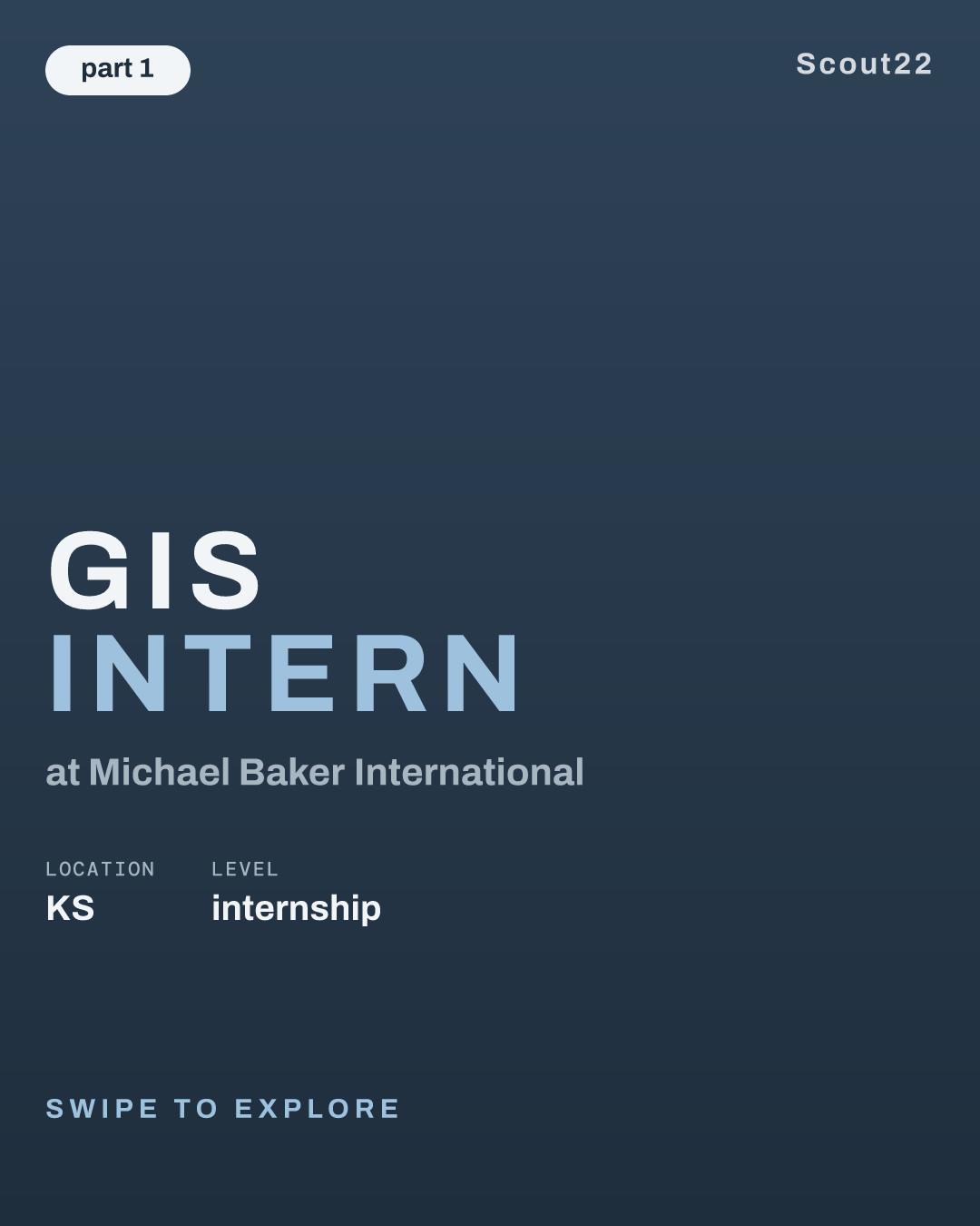 GIS Intern at Michael Baker International