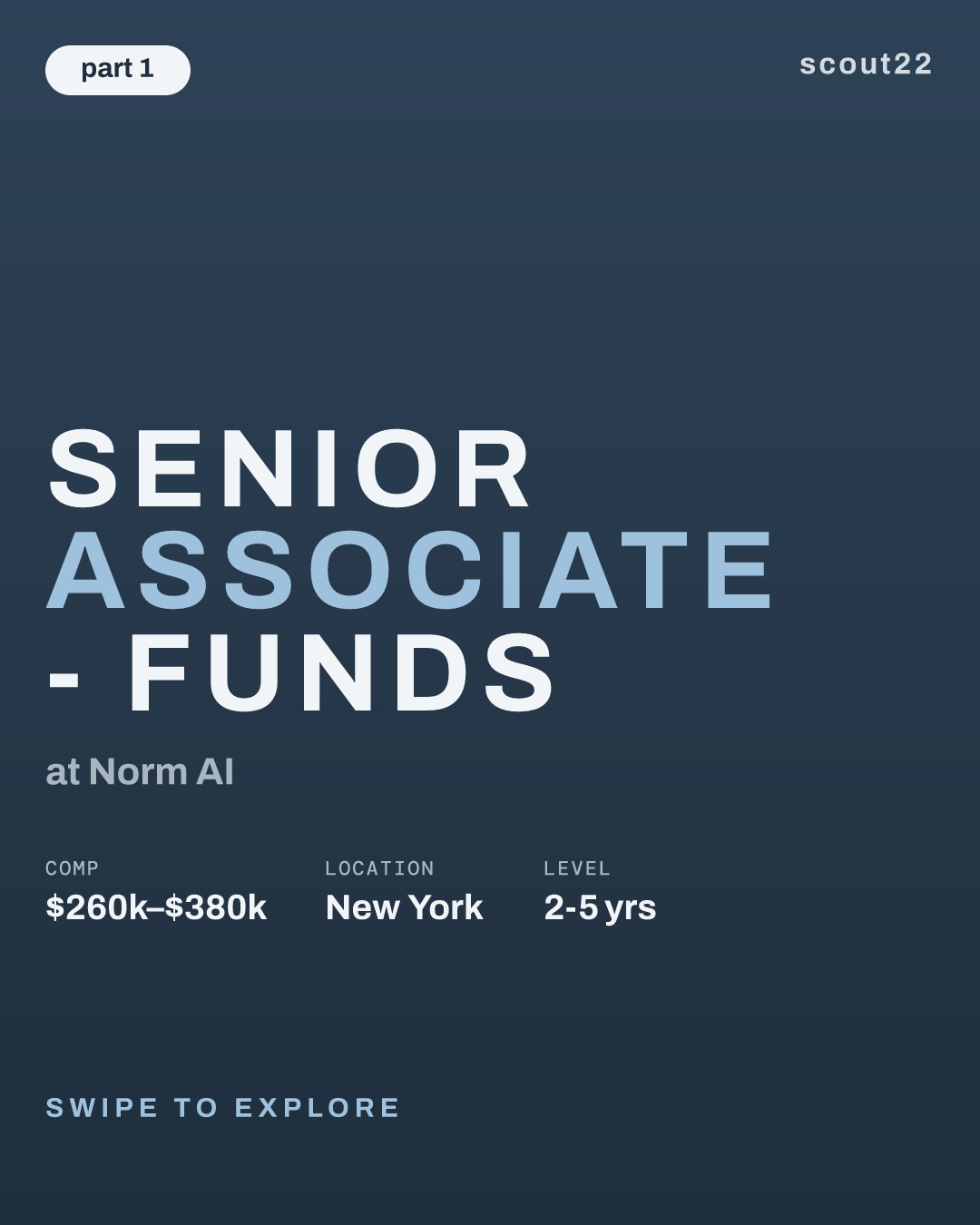 Senior Associate - Funds at Norm AI