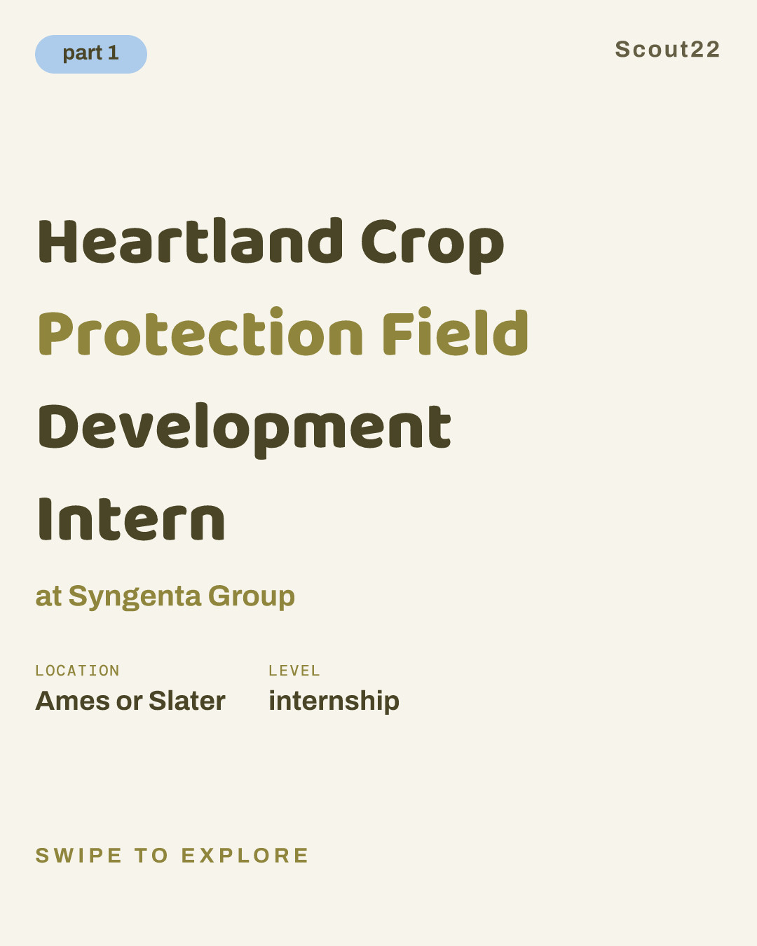 Heartland Crop Protection Field Development Intern at Syngenta Group