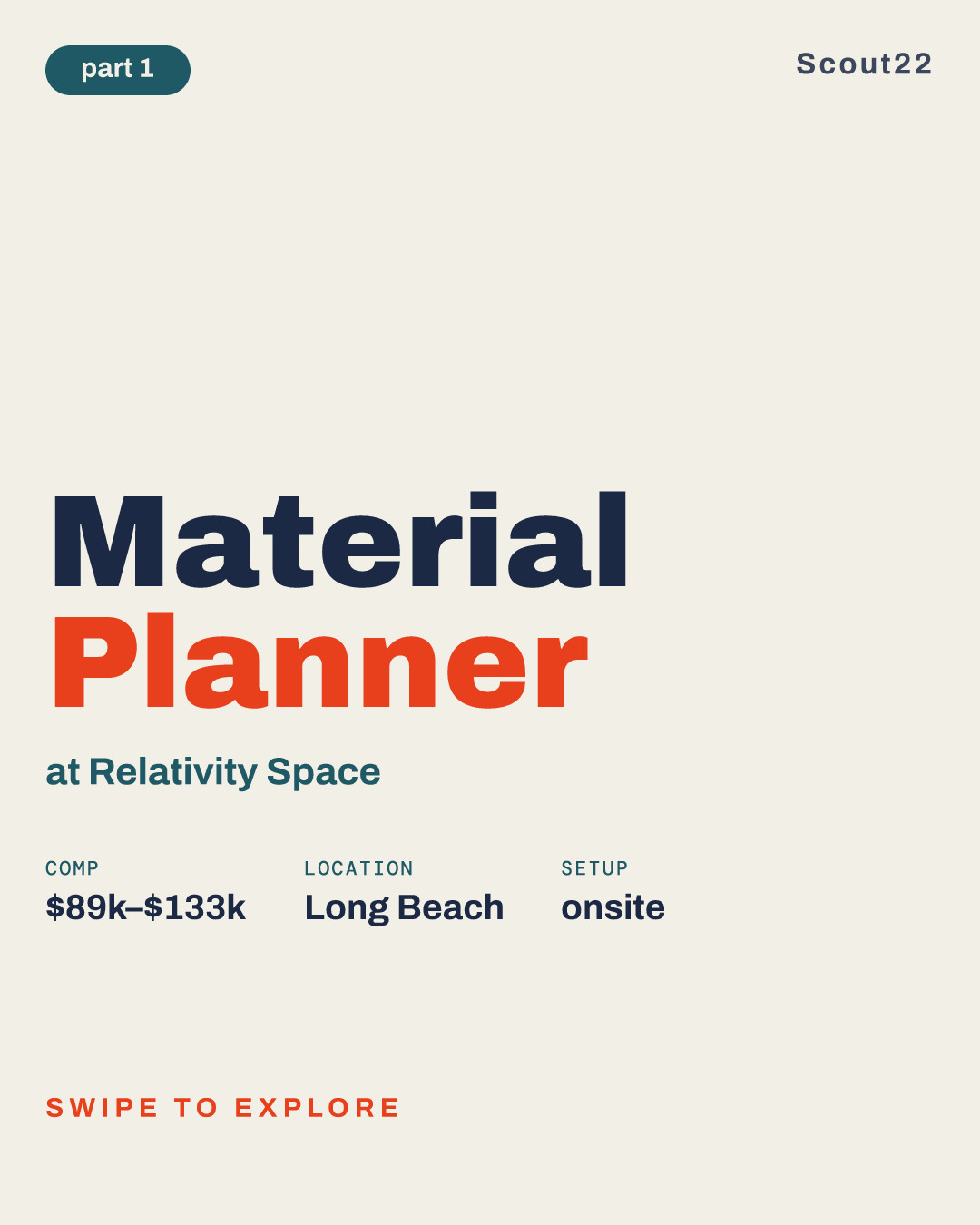 Material Planner at Relativity Space