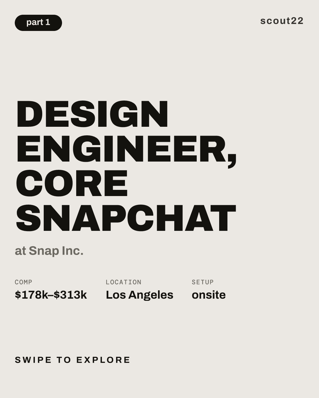 Design Engineer, Core Snapchat at Snap Inc.