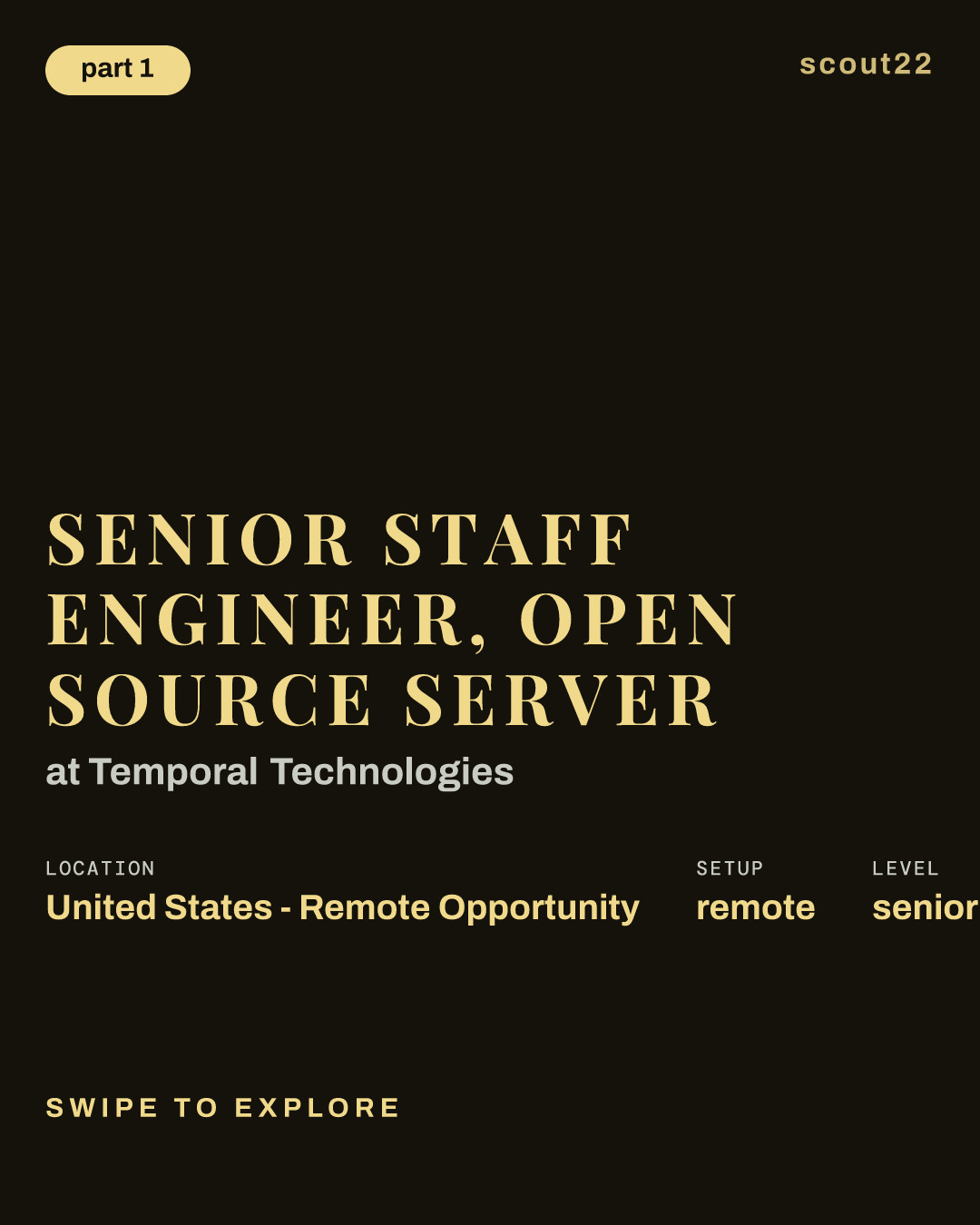 Senior Staff Engineer, Open Source Server at Temporal Technologies