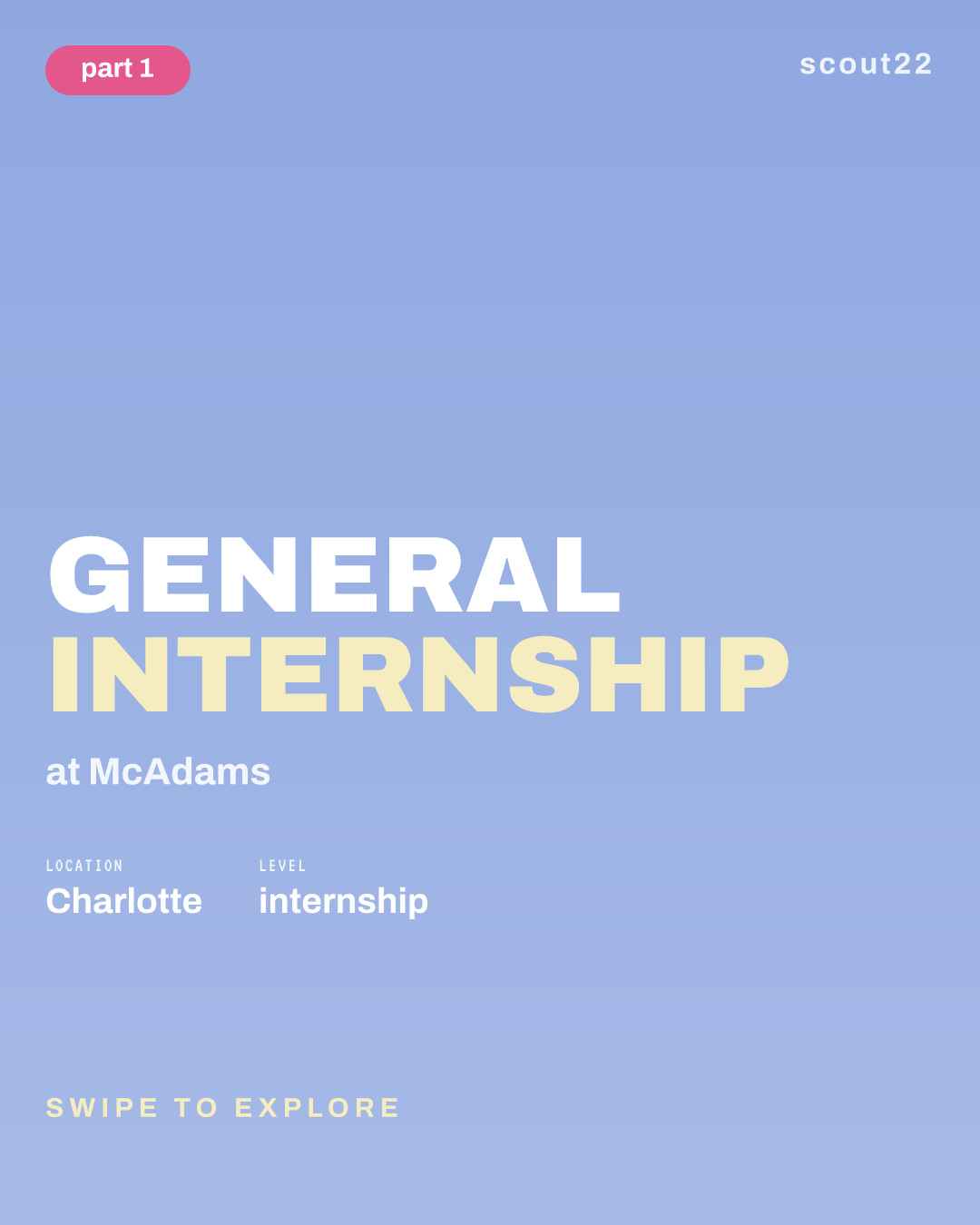 General Internship at McAdams