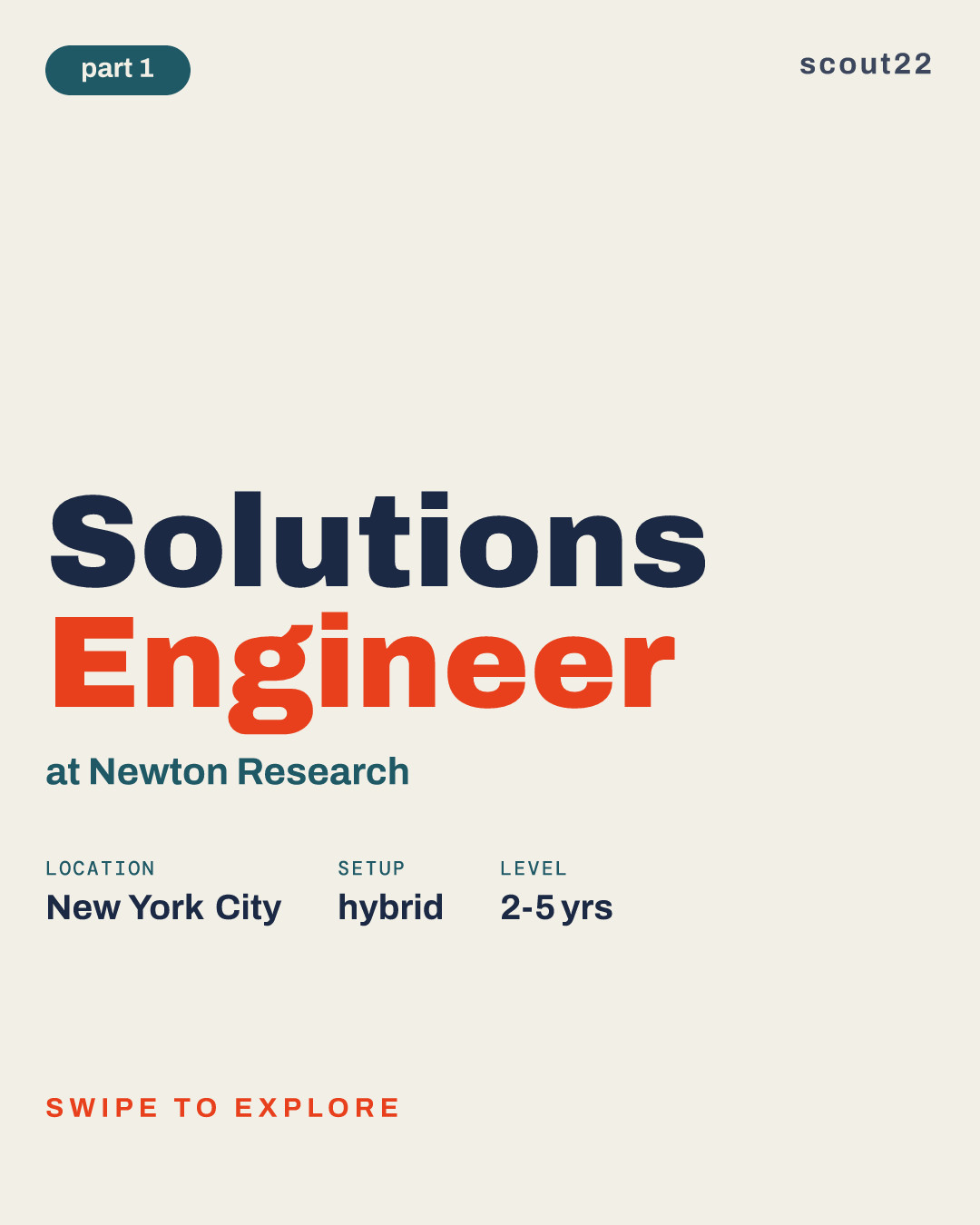 Solutions Engineer at Newton Research