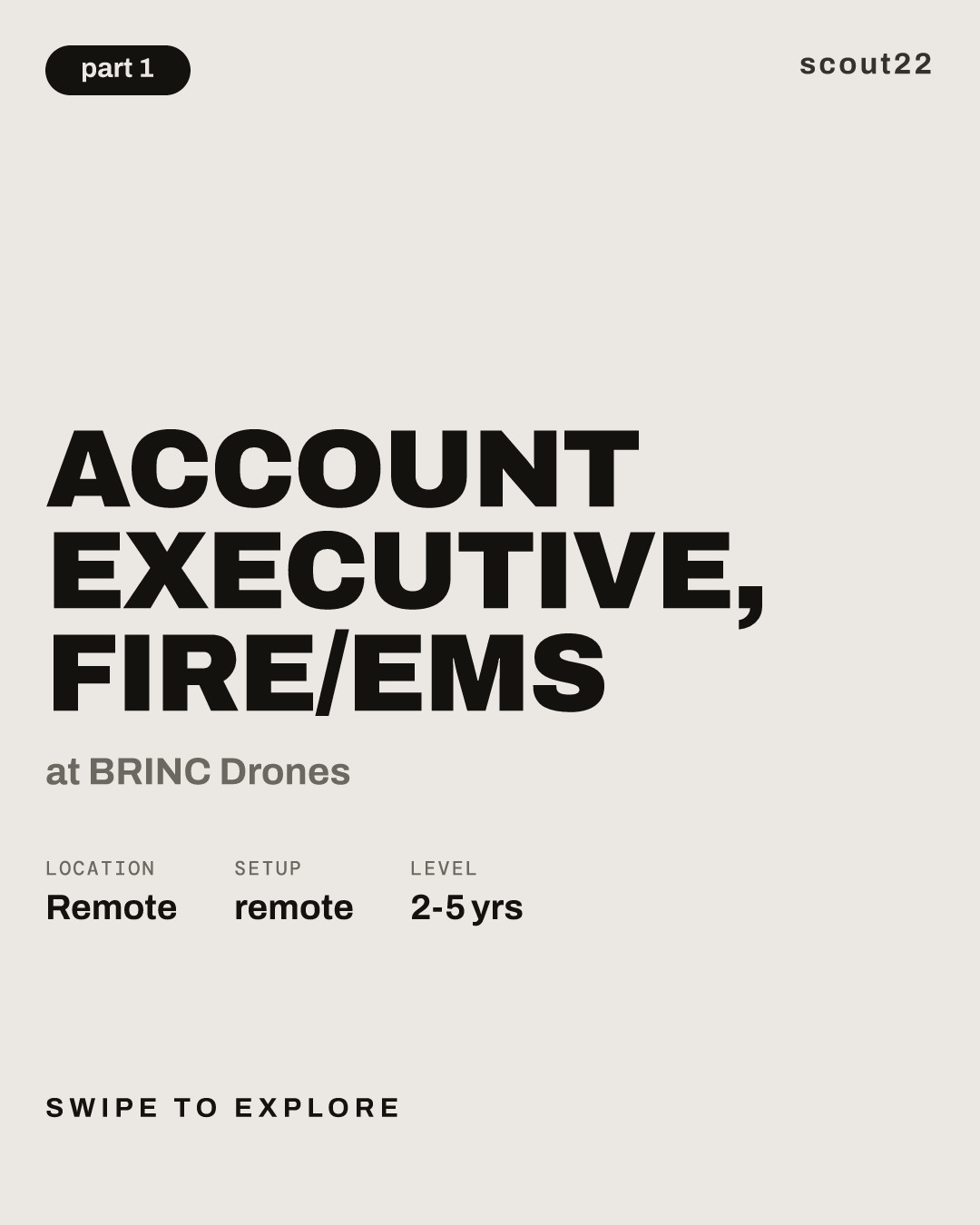 Account Executive, Fire/EMS at BRINC Drones
