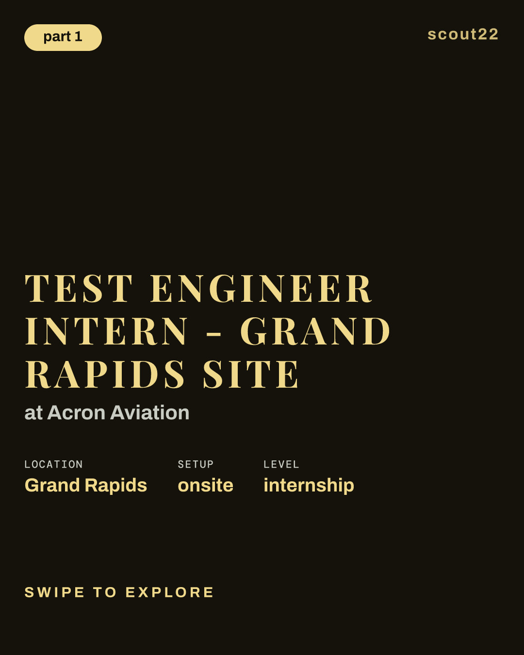 Test Engineer Intern - Grand Rapids Site at Acron Aviation