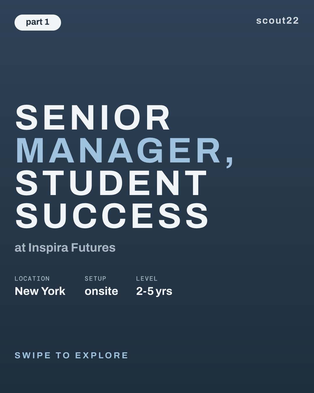 Senior Manager, Student Success at Inspira Futures