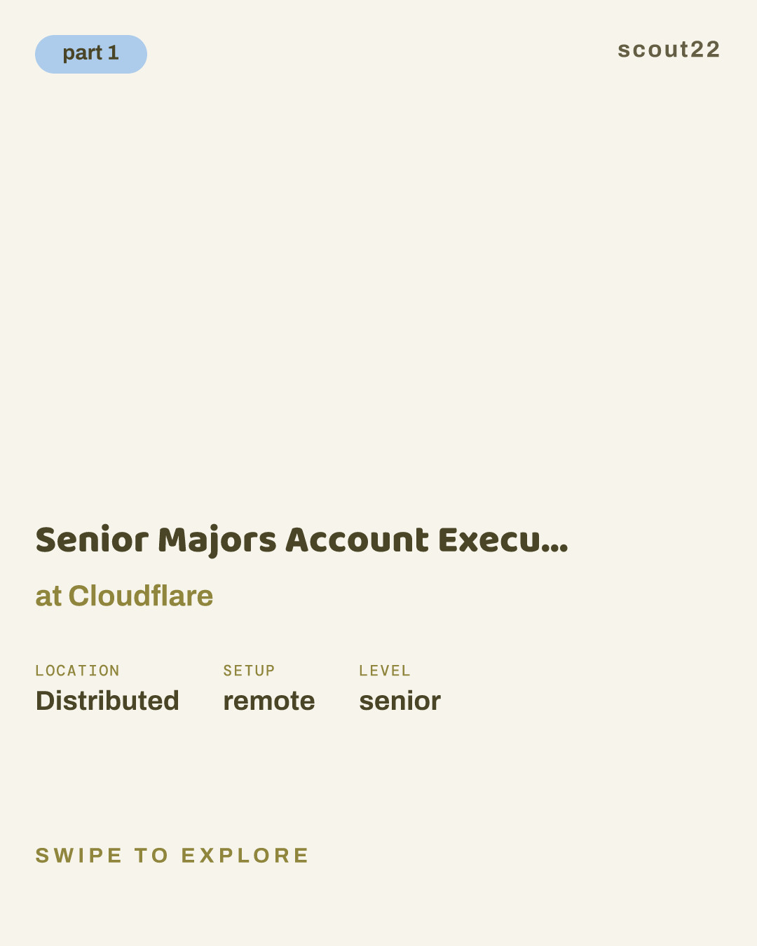 Senior Majors Account Executive, Toronto at Cloudflare