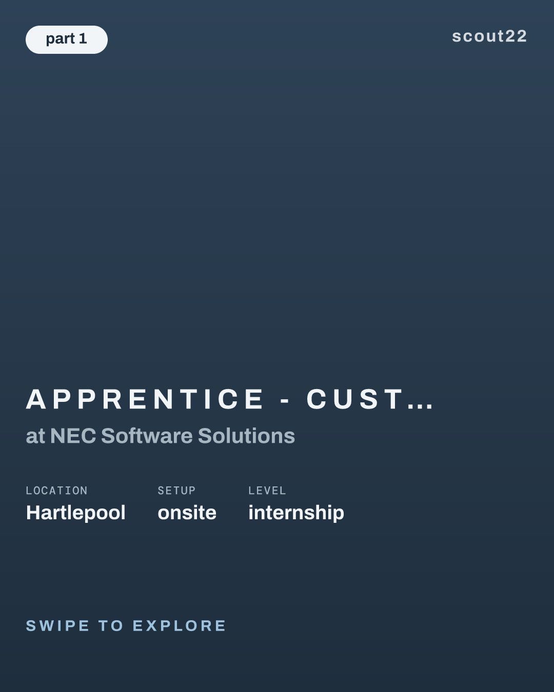 Apprentice - Customer Service - Central Government at NEC Software Solutions