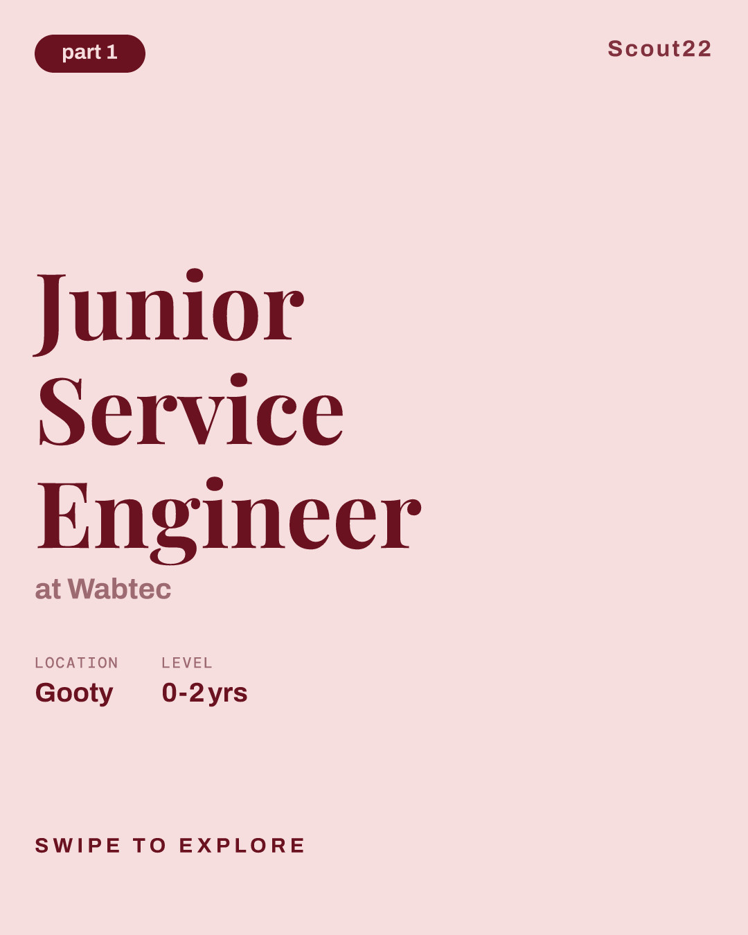 Junior Service Engineer at Wabtec