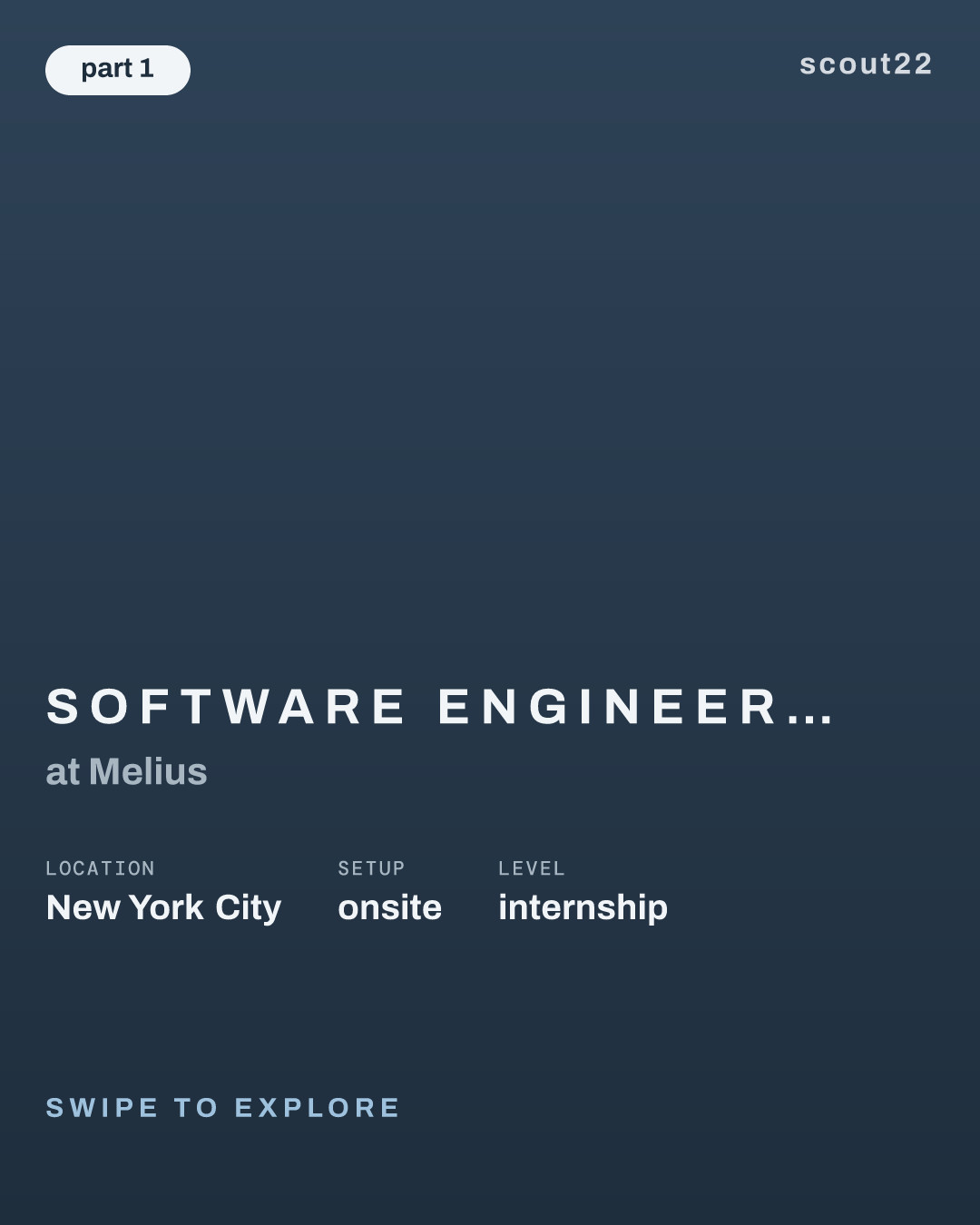 Software Engineering Intern [Fall/Winter 2026] at Melius