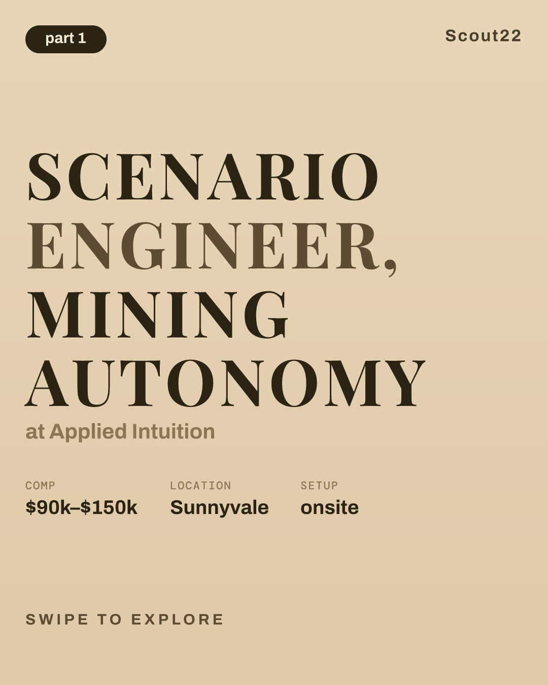 Scenario Engineer, Mining Autonomy at Applied Intuition