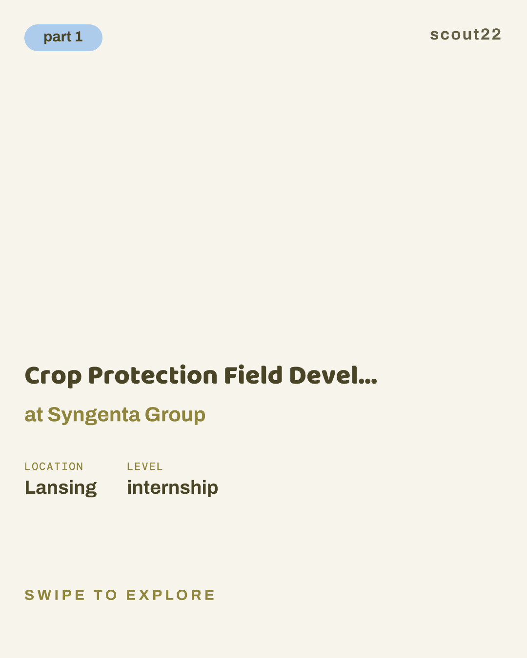 Crop Protection Field Development Intern at Syngenta Group