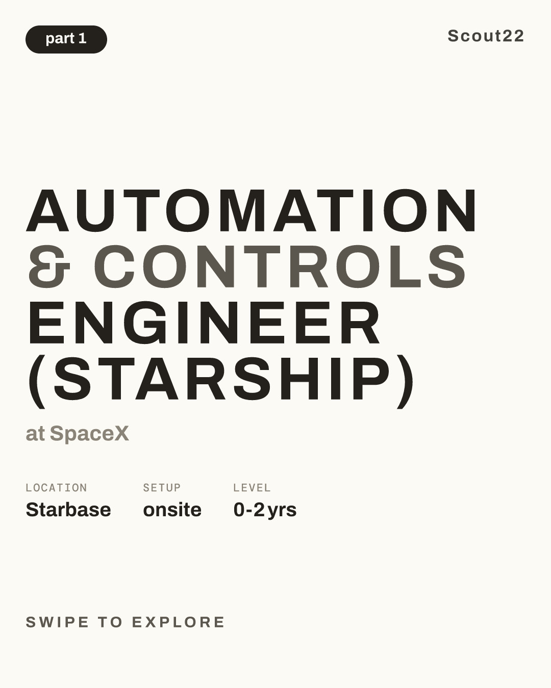 Automation & Controls Engineer (Starship) at SpaceX