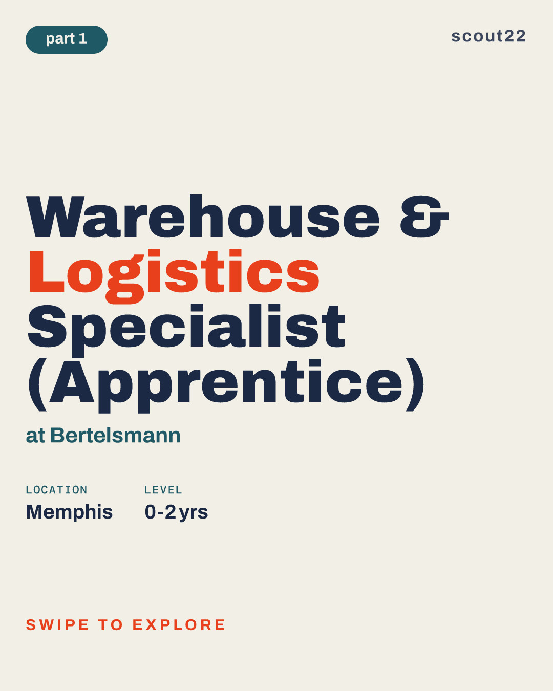 Warehouse & Logistics Specialist (Apprentice) at Bertelsmann