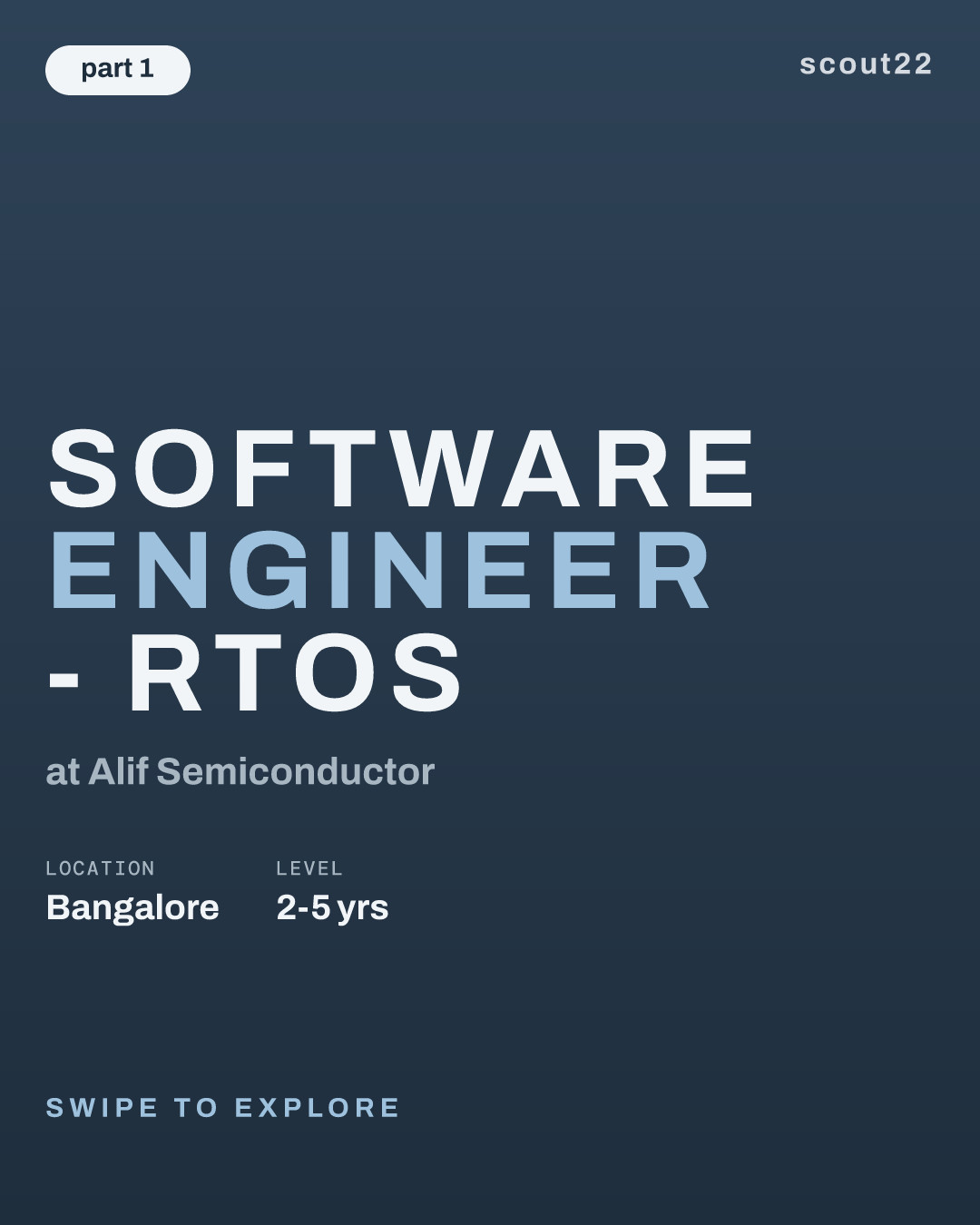 Software Engineer - RTOS at Alif Semiconductor