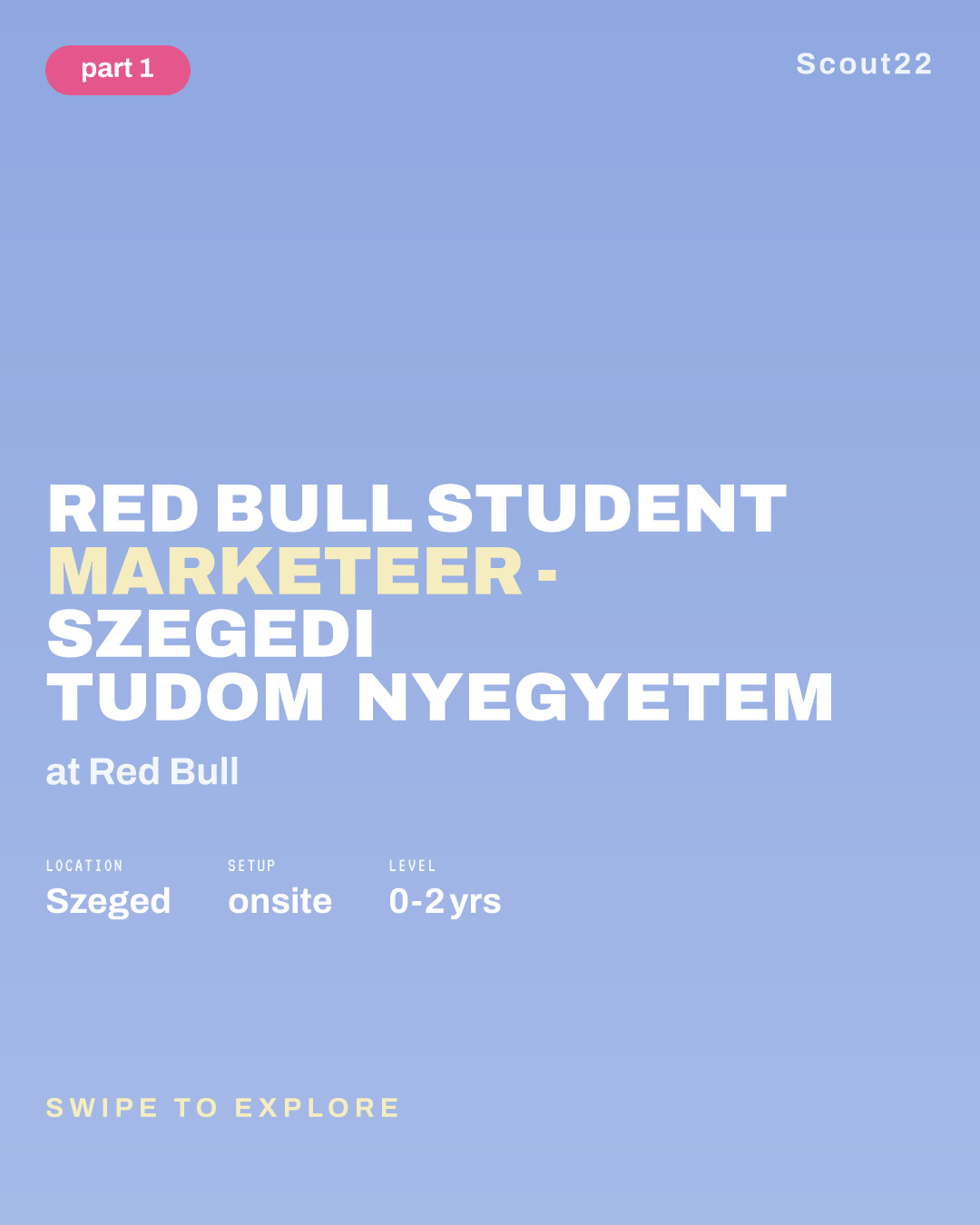 Red Bull Student Marketeer - Szegedi Tudományegyetem at Red Bull