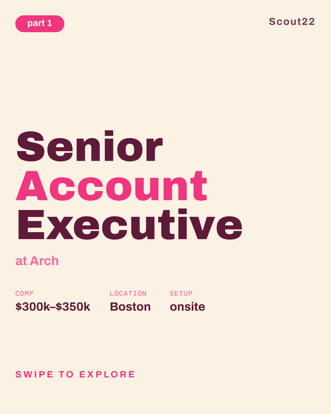 Senior Account Executive at Arch