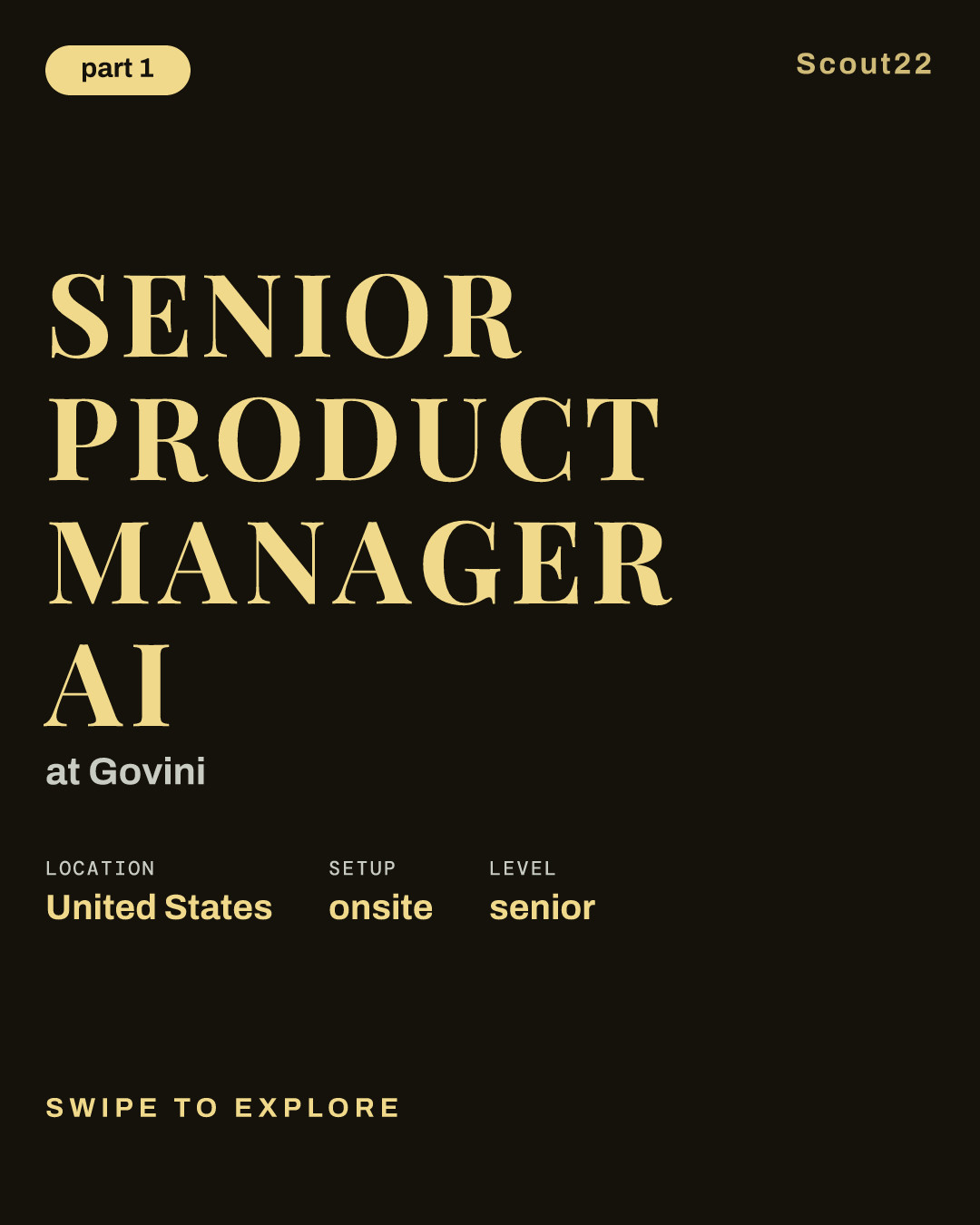 Senior Product Manager AI at Govini