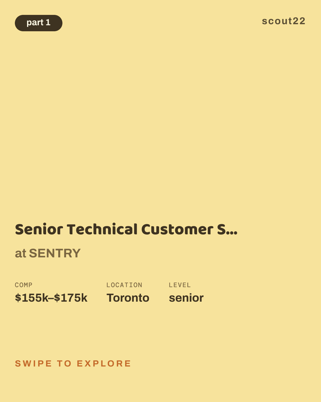 Senior Technical Customer Success Manager at SENTRY