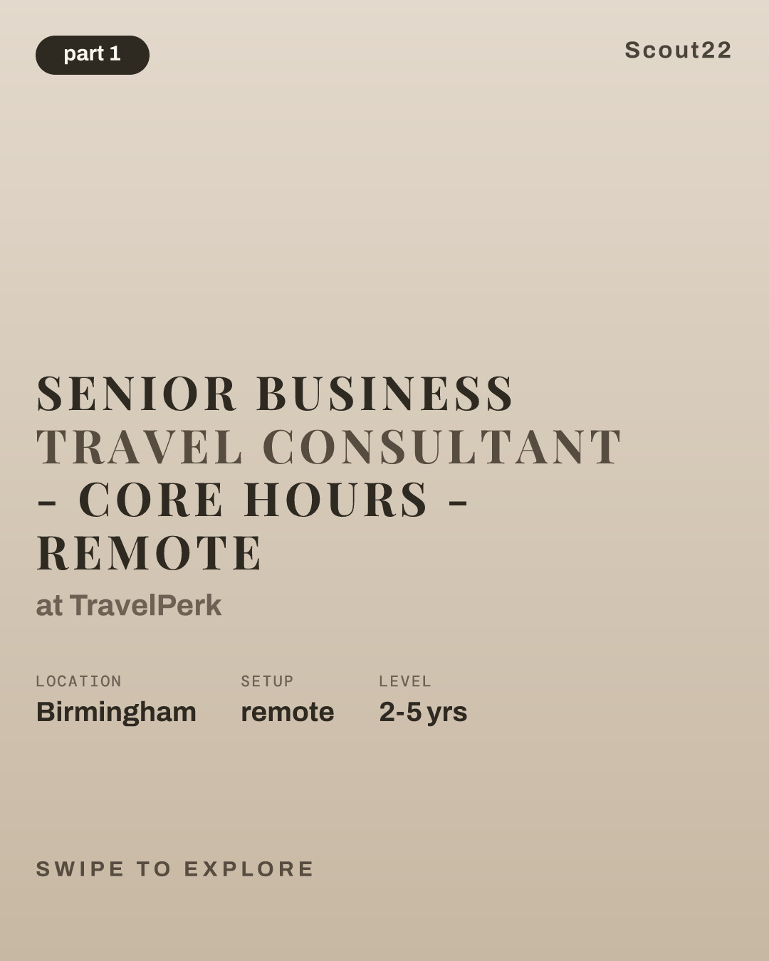 Senior Business Travel Consultant - Core Hours - Remote at TravelPerk