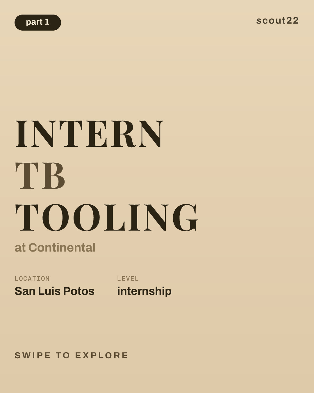 Intern TB Tooling at Continental
