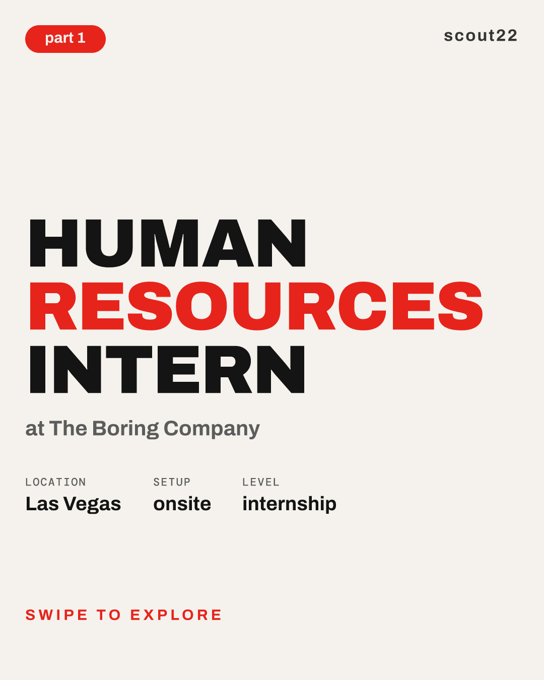 Human Resources Intern at The Boring Company