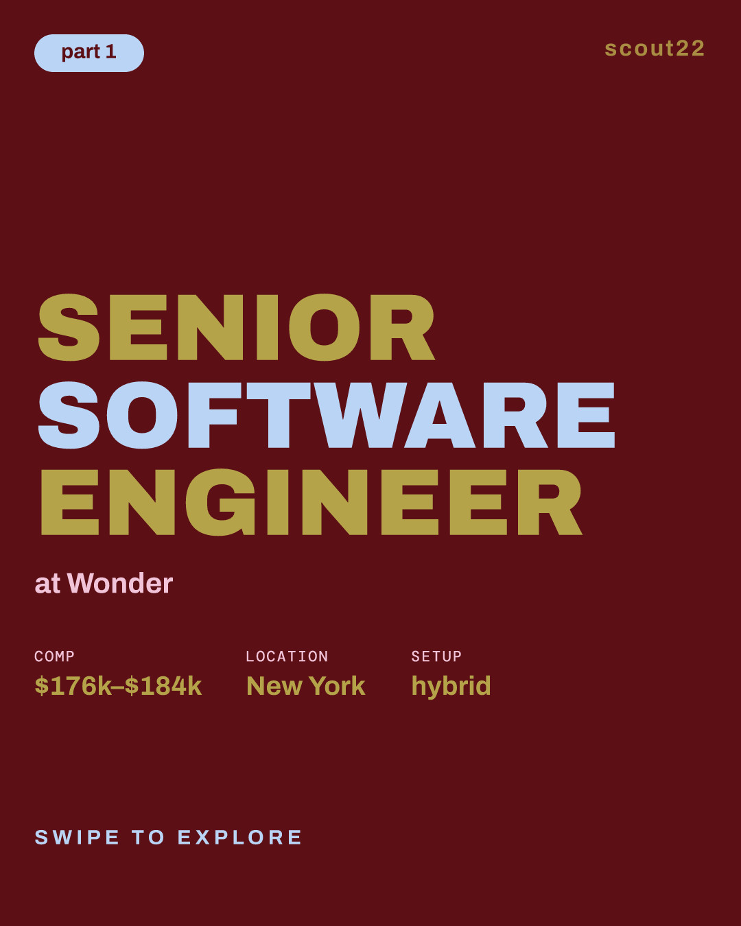 Senior Software Engineer at Wonder
