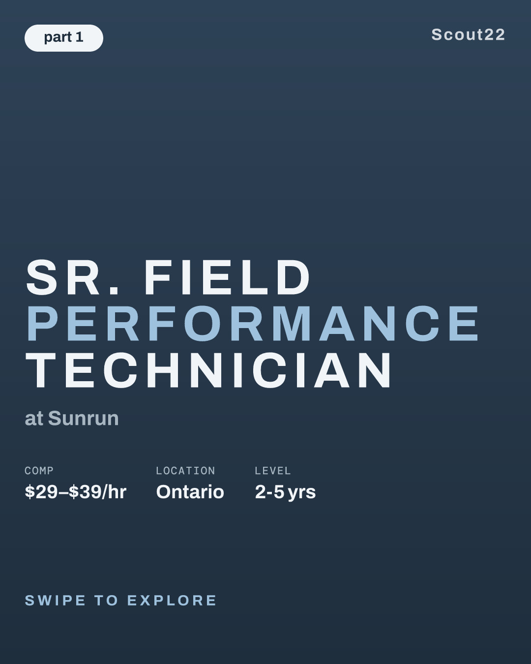 Sr. Field Performance Technician at Sunrun