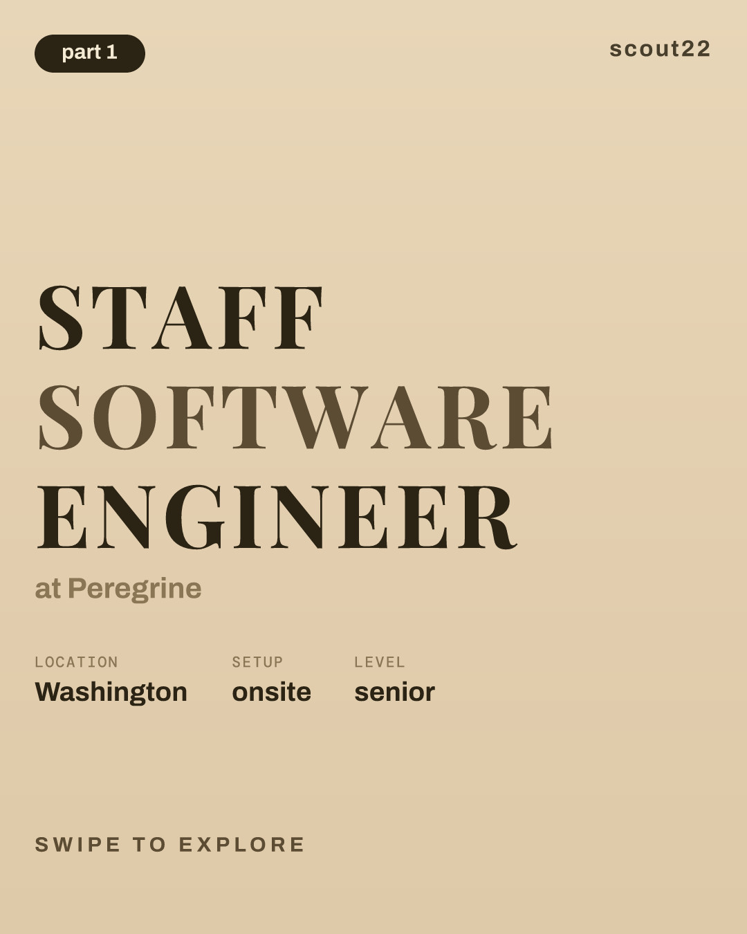 Staff Software Engineer at Peregrine