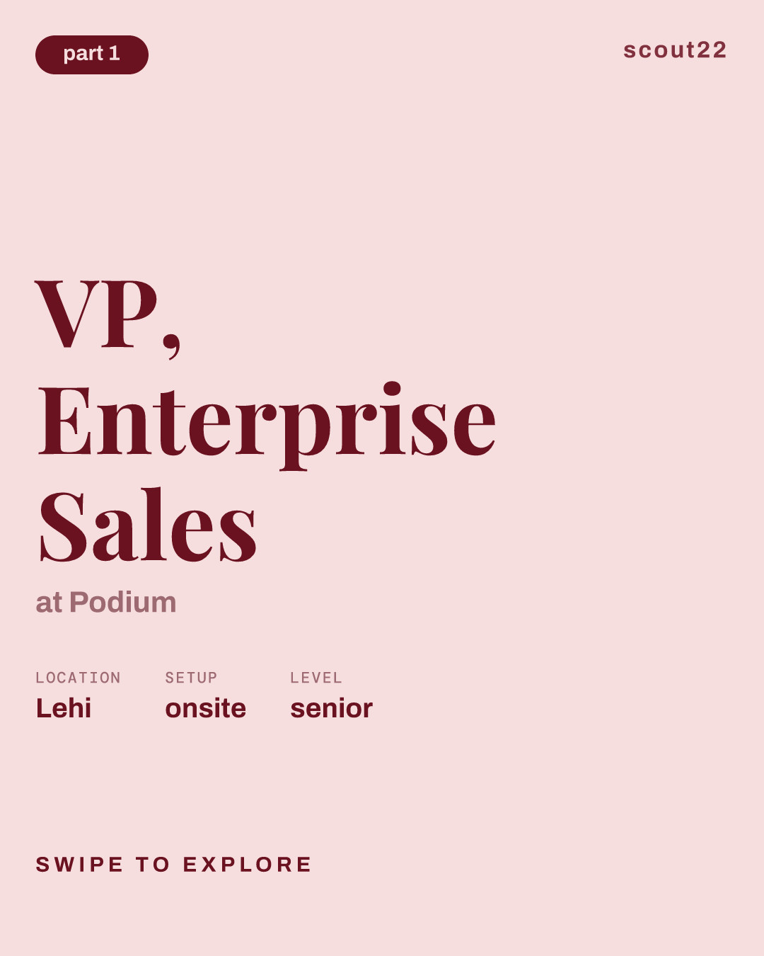 VP, Enterprise Sales at Podium