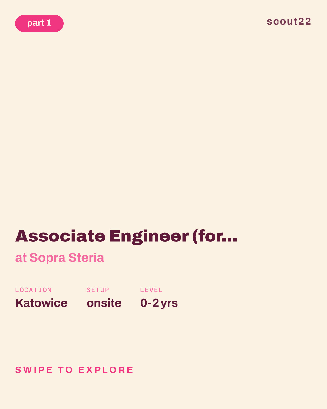 Associate Engineer (for Robotics students) at Sopra Steria