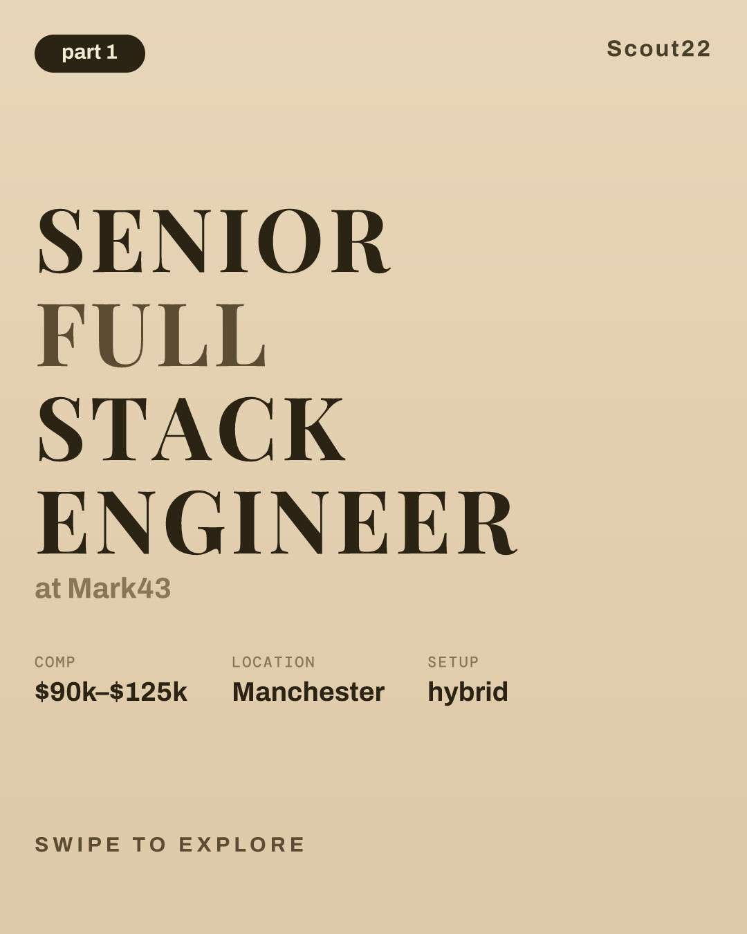 Senior Full Stack Engineer at Mark43