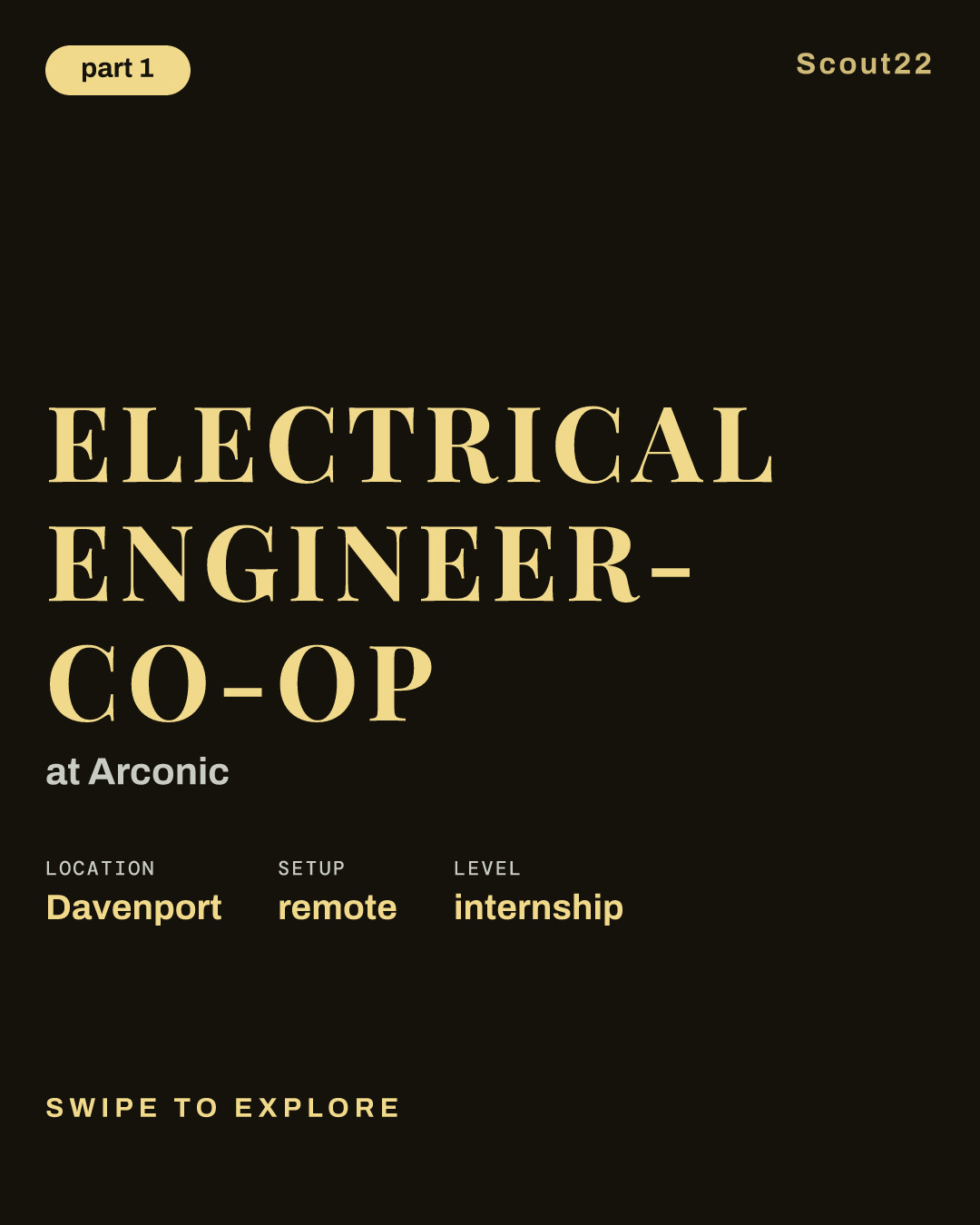 Electrical Engineer- Co-op at Arconic