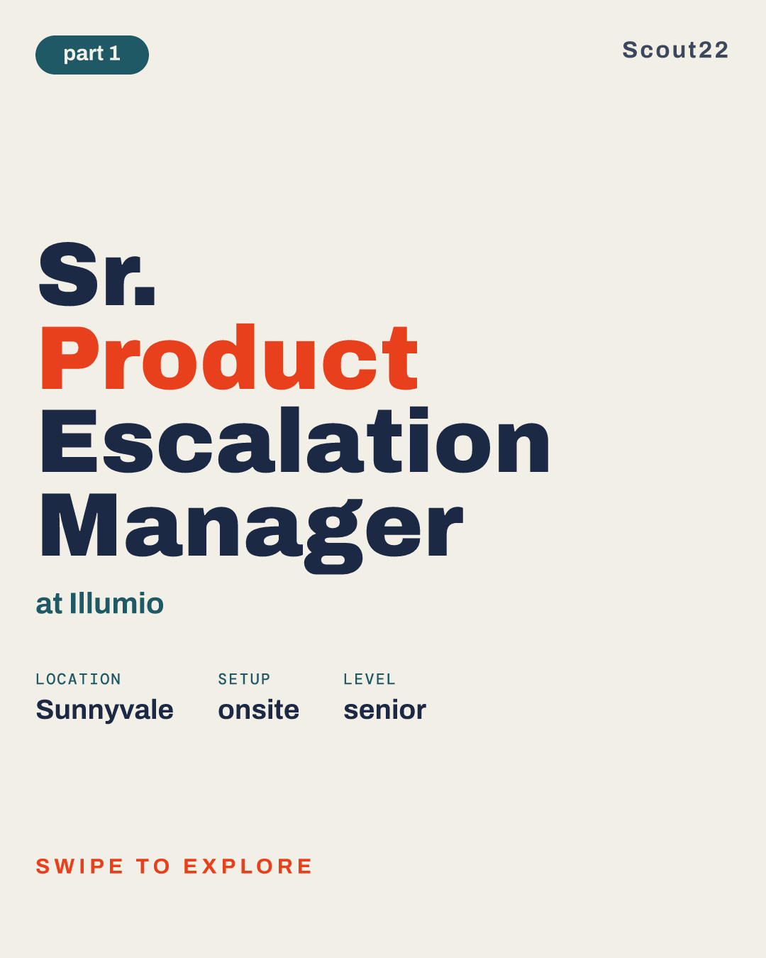 Sr. Product Escalation Manager at Illumio