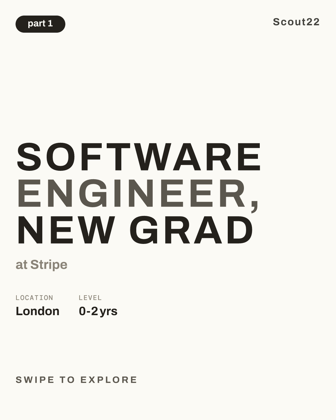 Software Engineer, New Grad at Stripe