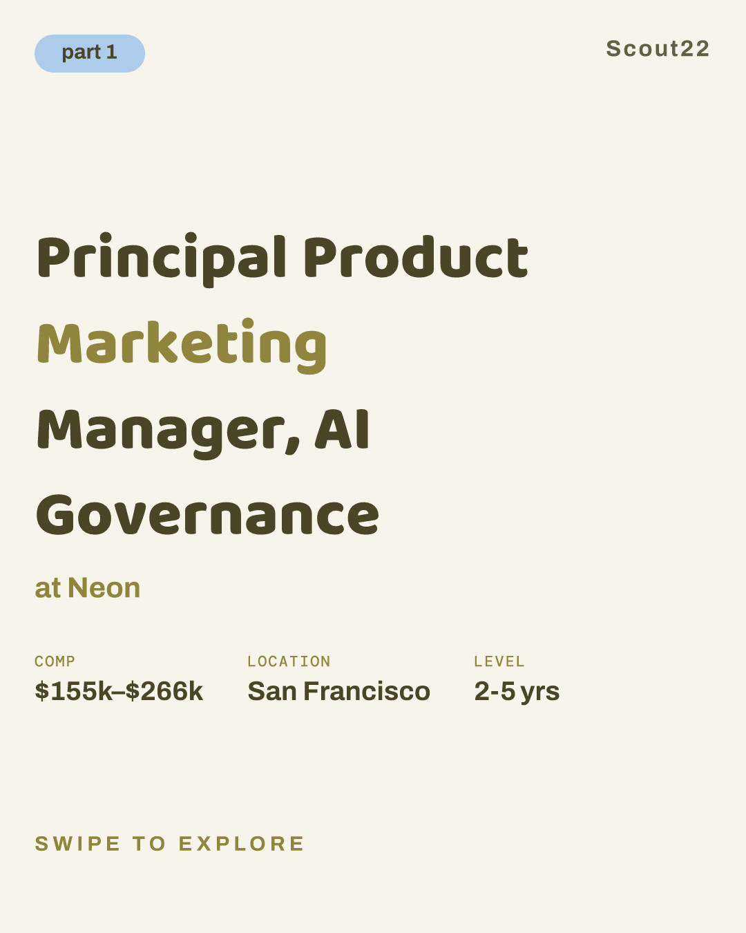 Principal Product Marketing Manager, AI Governance at Neon