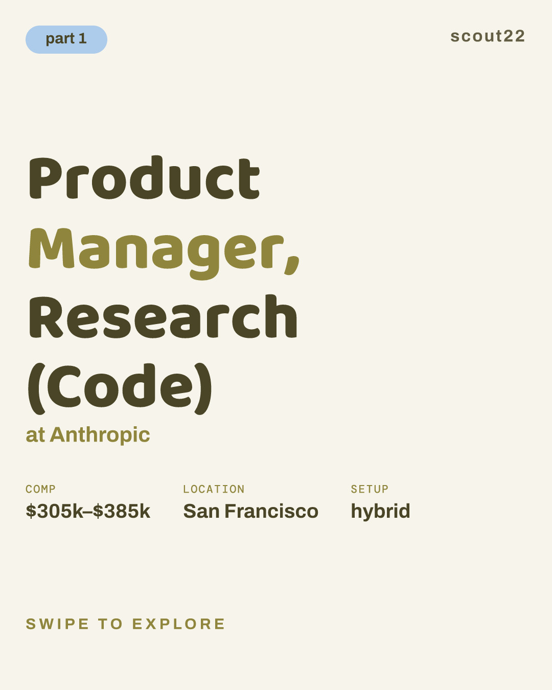 Product Manager, Research (Code) at Anthropic